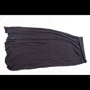 Black maxi skirt